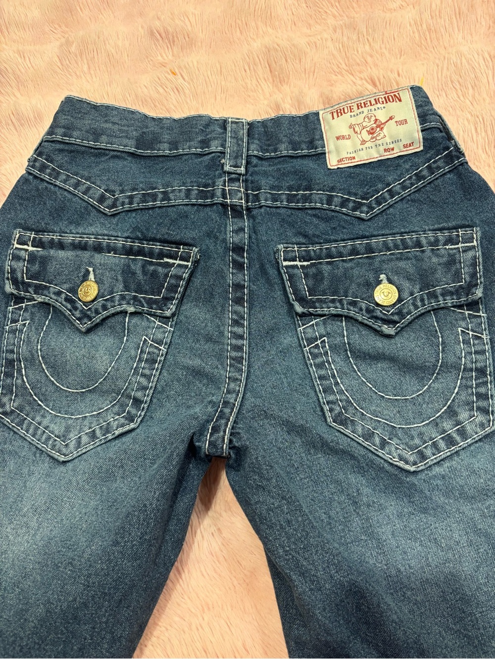 True Religion Men's Blue Denim jorts